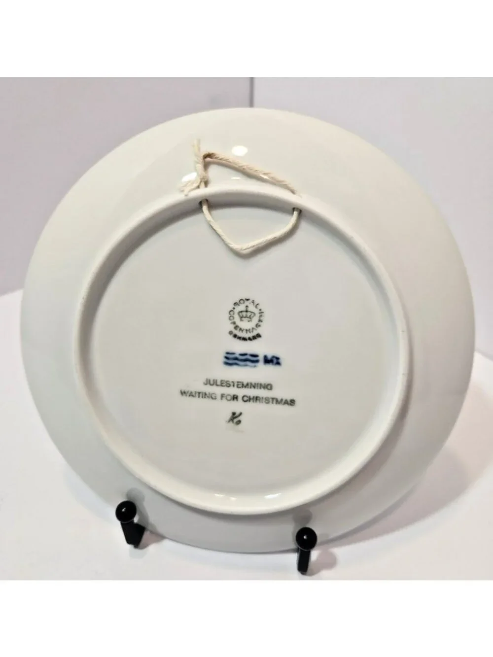 Vtg 1982 Royal Copenhagen Collector Plate 